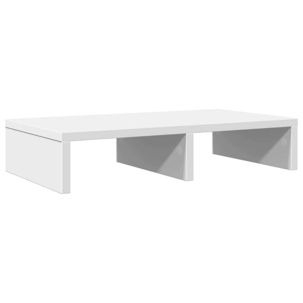 Monitor Stand White 50x27x10 cm Engineered Wood