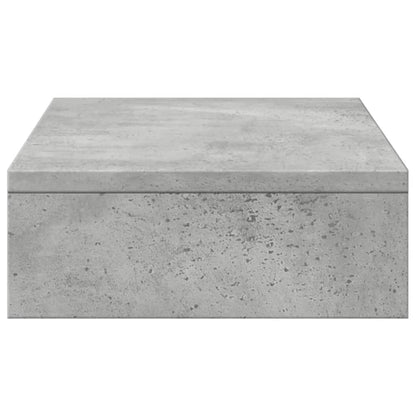 Monitor Stand Concrete Grey 50x27x10 cm Engineered Wood