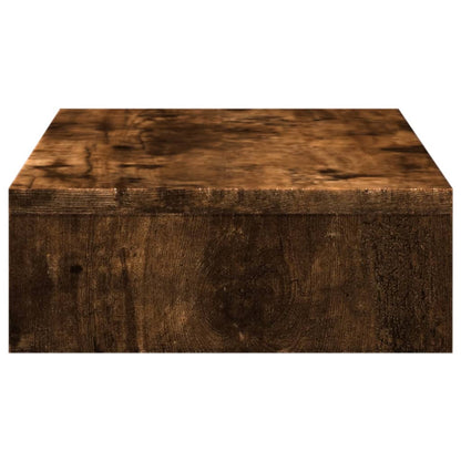 Monitor Stand Smoked Oak 50x27x10 cm Engineered Wood