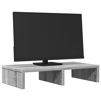 Monitor Stand Grey Sonoma 50x27x10 cm Engineered Wood