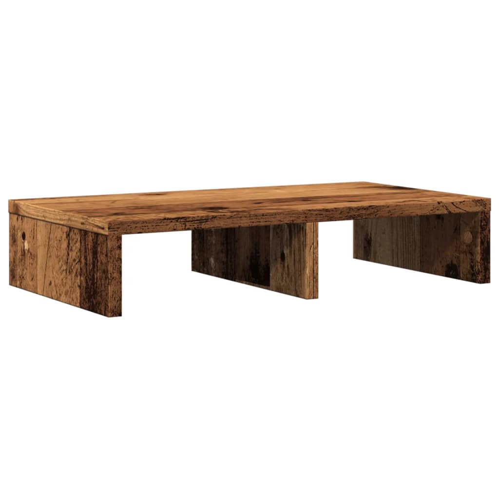 Monitor Stand Old Wood 50x27x10 cm Engineered Wood