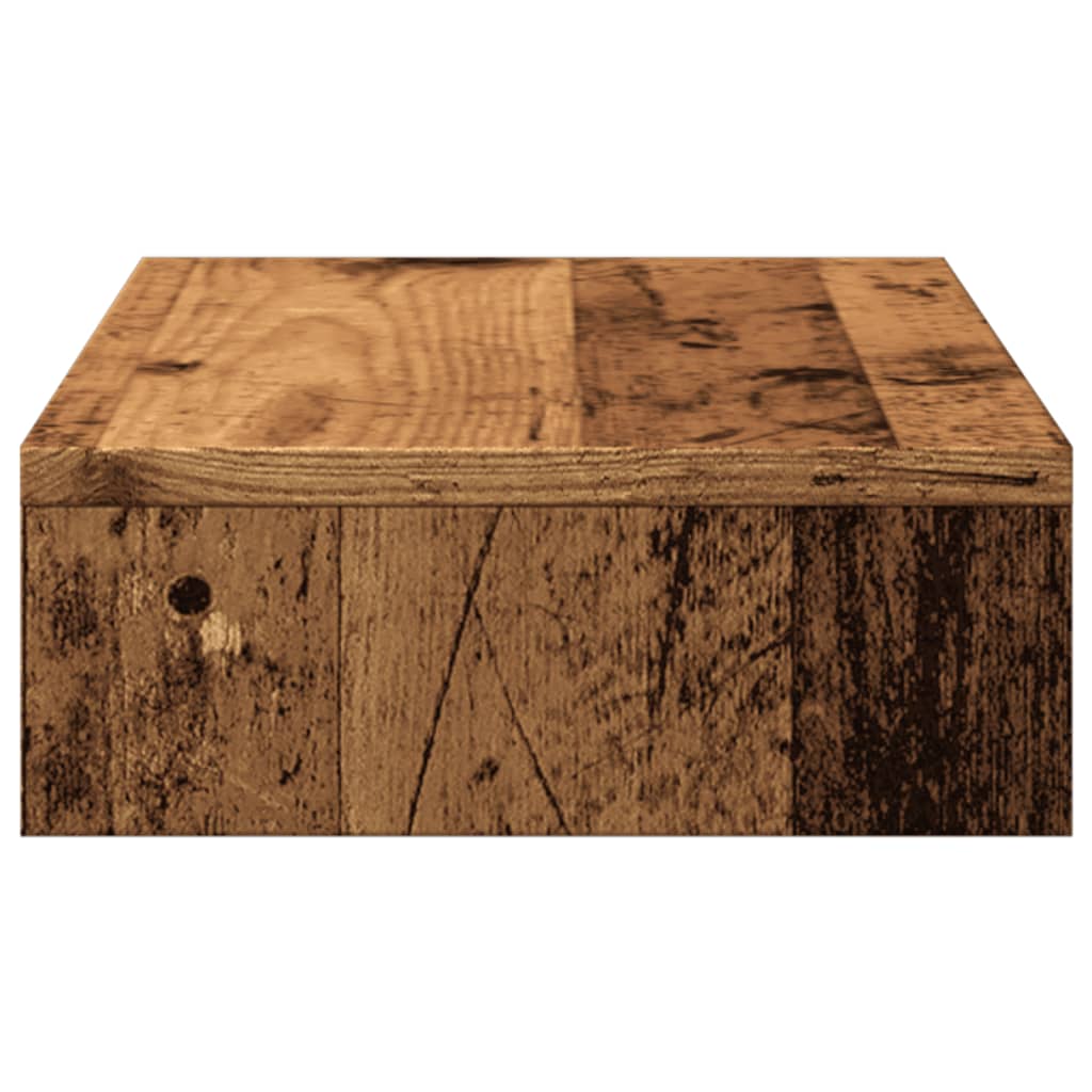 Monitor Stand Old Wood 50x27x10 cm Engineered Wood