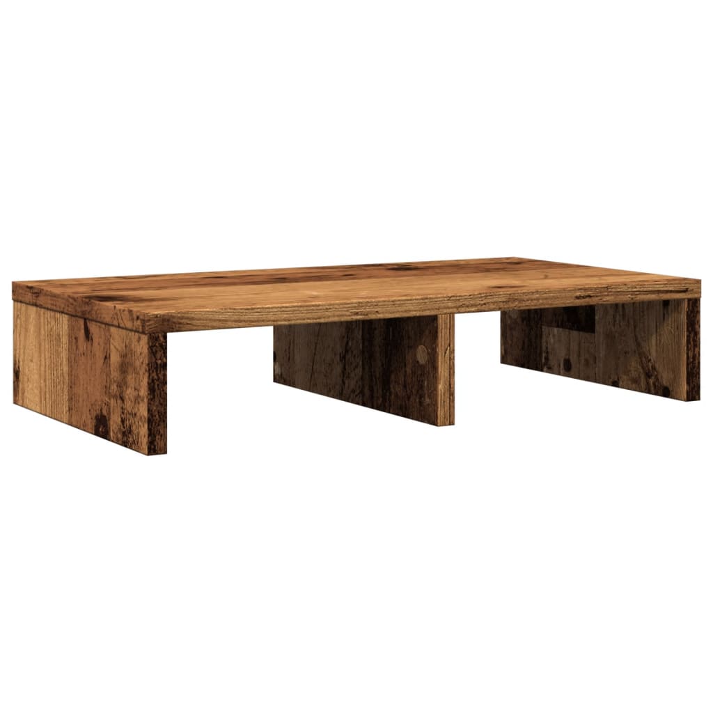 Monitor Stand Old Wood 50x27x10 cm Engineered Wood