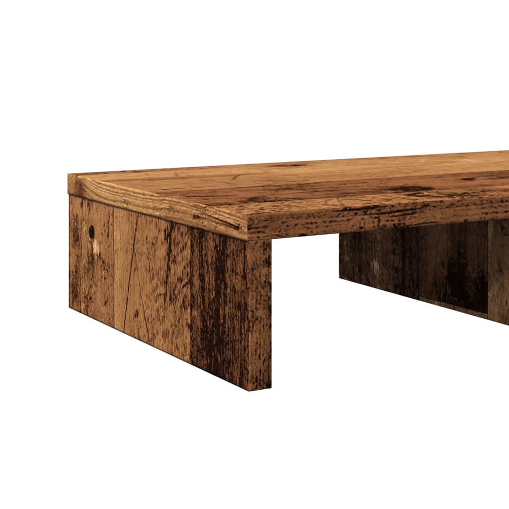 Monitor Stand Old Wood 50x27x10 cm Engineered Wood