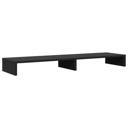 Monitor Stand Black 100x27x10 cm Engineered Wood