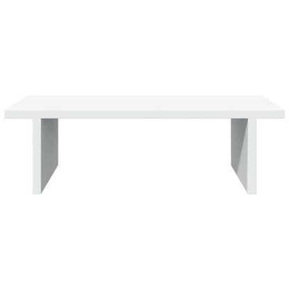 Monitor Stand White 50x27x15 cm Engineered Wood