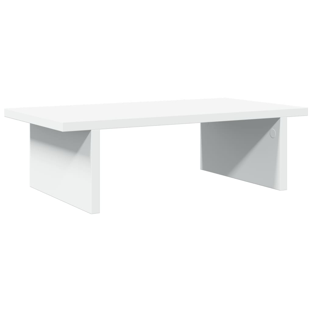 Monitor Stand White 50x27x15 cm Engineered Wood