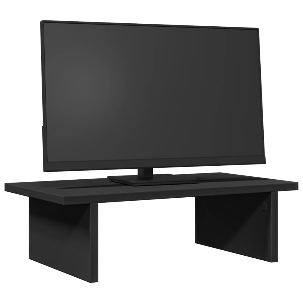 Monitor Stand Black 50x27x15 cm Engineered Wood