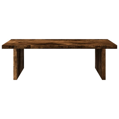 Monitor Stand Smoked Oak 50x27x15 cm Engineered Wood