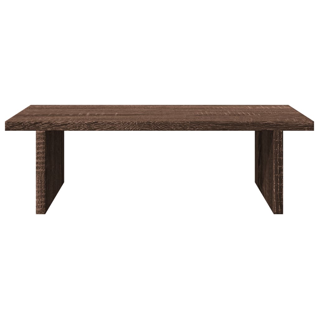 Monitor Stand Brown Oak 50x27x15 cm Engineered Wood