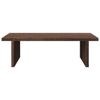 Monitor Stand Brown Oak 50x27x15 cm Engineered Wood