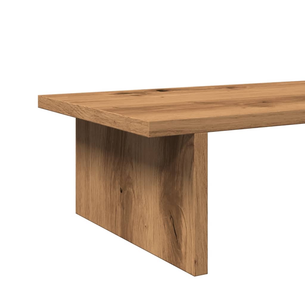 Monitor Stand Artisian Oak 50x27x15 cm Engineered Wood