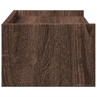 Monitor Stand Brown Oak 42x24x16 cm Engineered Wood