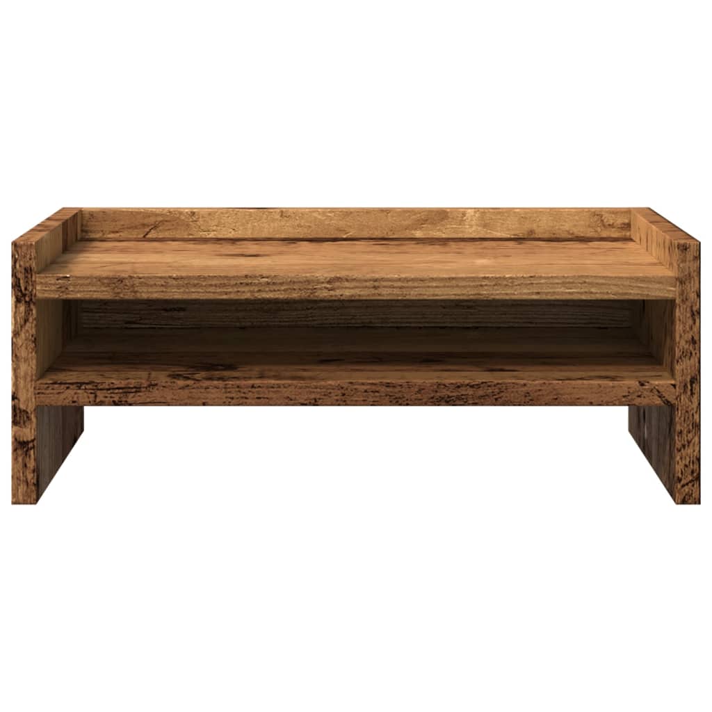 Monitor Stand Old Wood 42x24x16 cm Engineered Wood