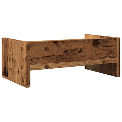 Monitor Stand Old Wood 42x24x16 cm Engineered Wood