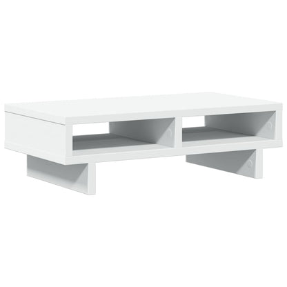 Monitor Stand White 50x27x15 cm Engineered Wood