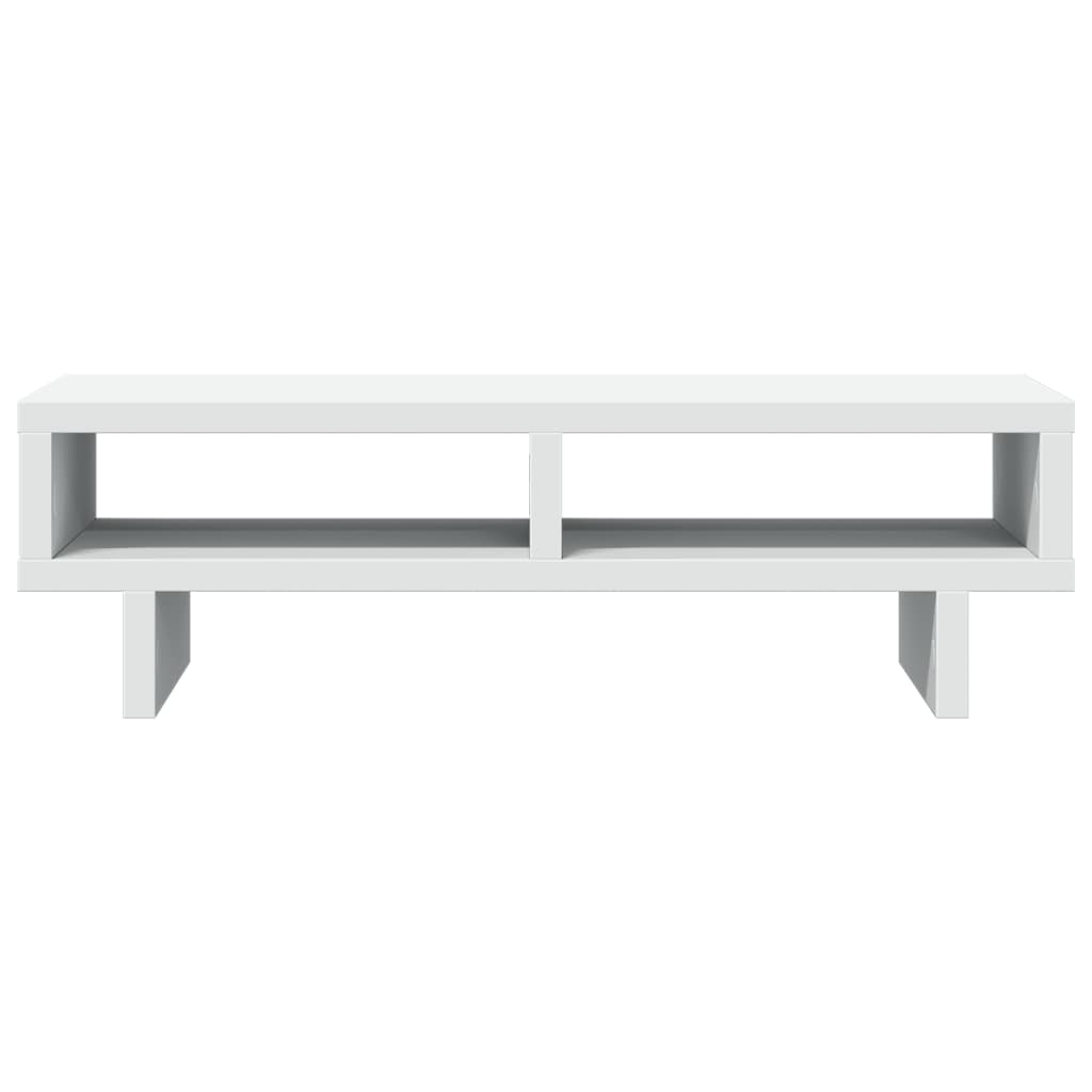 Monitor Stand White 50x27x15 cm Engineered Wood