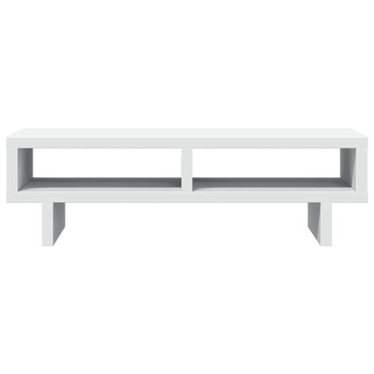 Monitor Stand White 50x27x15 cm Engineered Wood