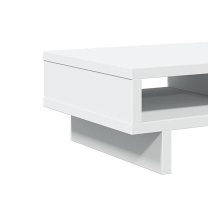 Monitor Stand White 50x27x15 cm Engineered Wood