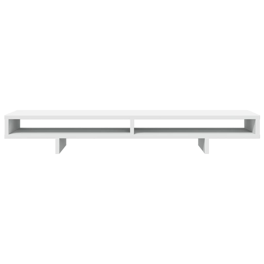 Monitor Stand White 100x27x15 cm Engineered Wood