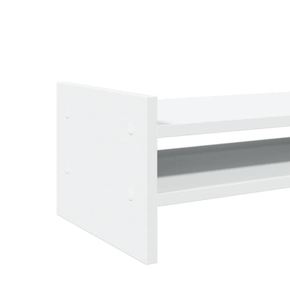 Monitor Stand White 50x27x20 cm Engineered Wood