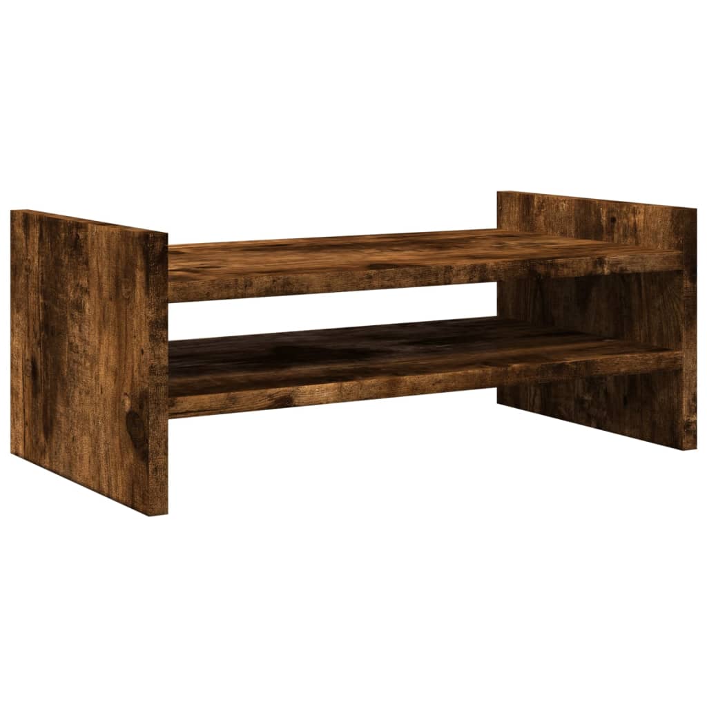 Monitor Stand Smoked Oak 50x27x20 cm Engineered Wood