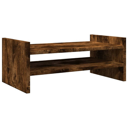 Monitor Stand Smoked Oak 50x27x20 cm Engineered Wood