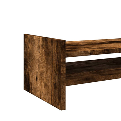 Monitor Stand Smoked Oak 50x27x20 cm Engineered Wood