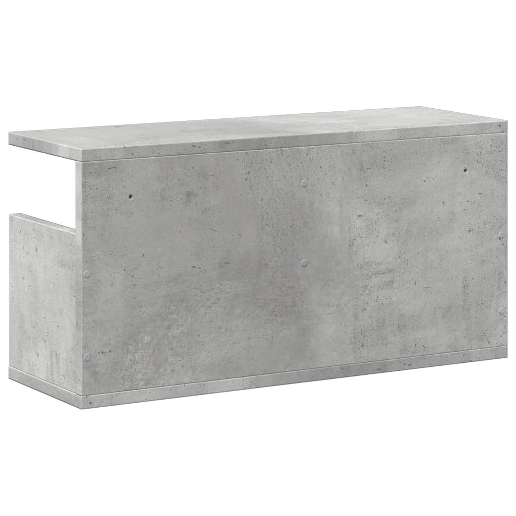 Wall Cabinet 60x20x30 cm Concrete Grey Engineered Wood