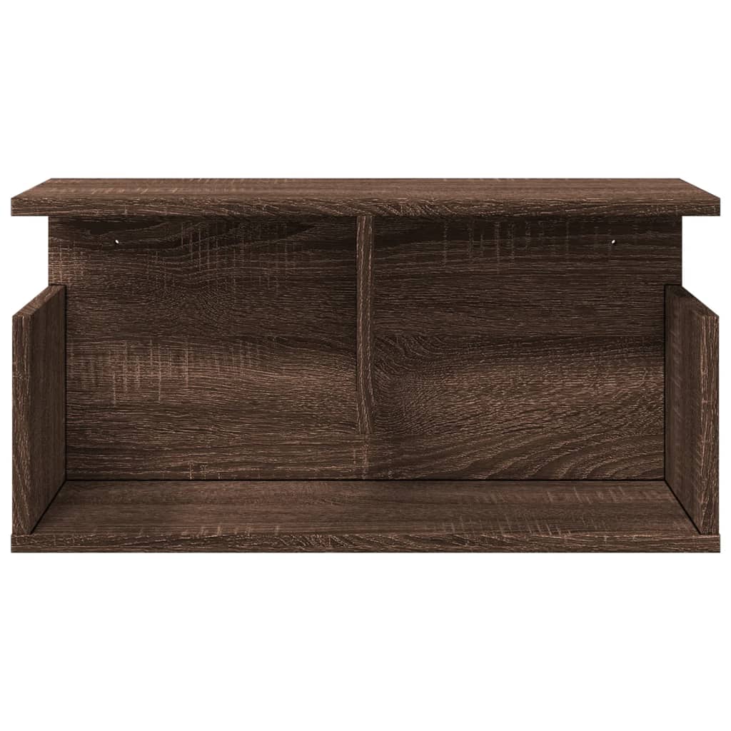 Wall Cabinet 60x20x30 cm Brown Oak Engineered Wood