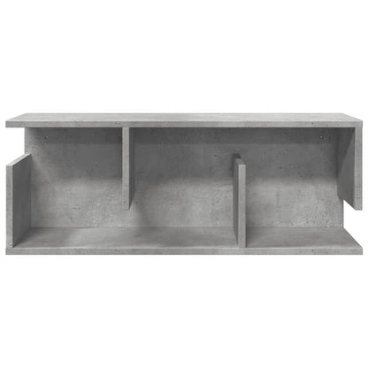 Wall Cabinet 80x20x30 cm Concrete Grey Engineered Wood