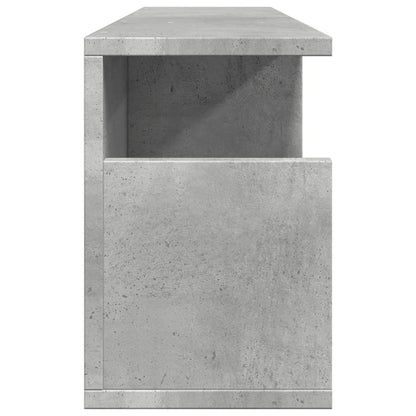 Wall Cabinet 80x20x30 cm Concrete Grey Engineered Wood