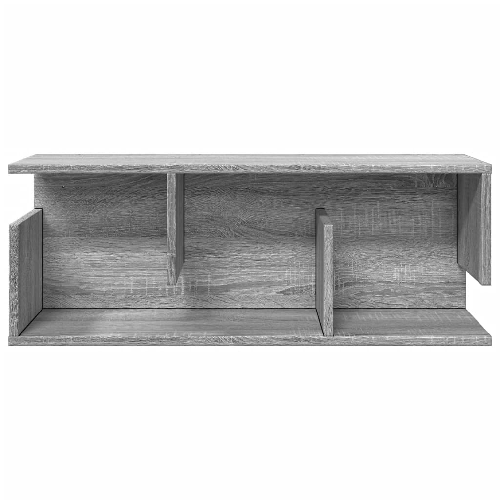 Wall Cabinet 80x20x30 cm Grey Sonoma Engineered Wood