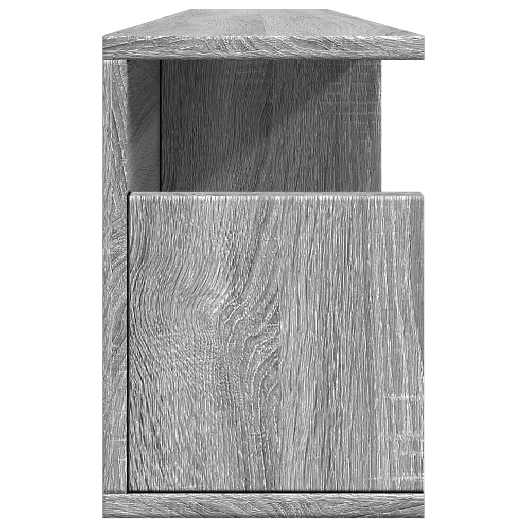 Wall Cabinet 100x20x30 cm Grey Sonoma Engineered Wood