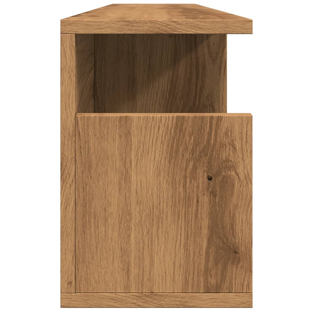 Wall Cabinet 100x20x30 cm Artisian Oak Engineered Wood