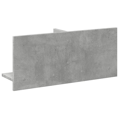 Wall Cabinet 70x16.5x30 cm Concrete Grey Engineered Wood