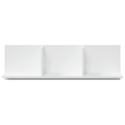 Wall Cabinet 100x16.5x30 cm White Engineered Wood