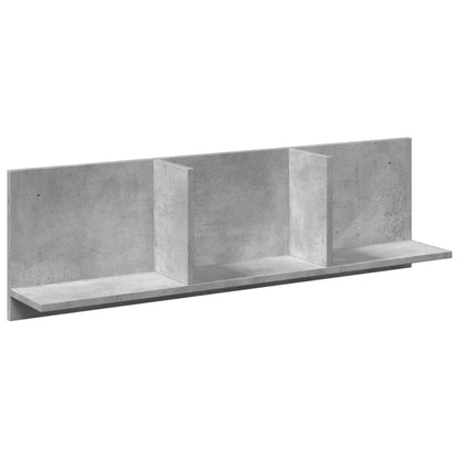 Wall Cabinet 100x16.5x30 cm Concrete Grey Engineered Wood