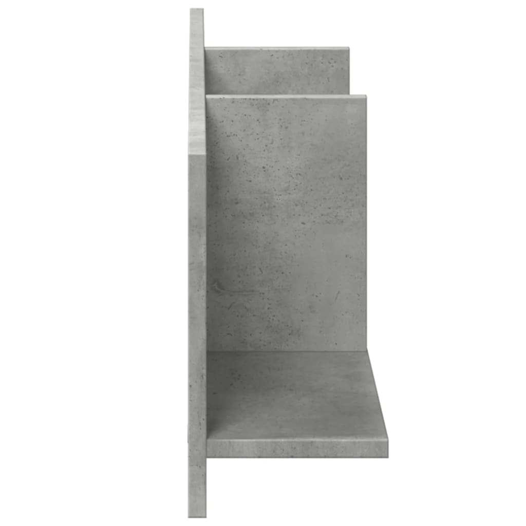 Wall Cabinet 100x16.5x30 cm Concrete Grey Engineered Wood