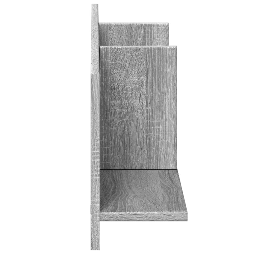 Wall Cabinet 100x16.5x30 cm Grey Sonoma Engineered Wood