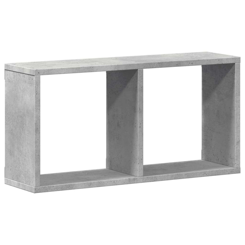 Wall Cabinet 60x16x30 cm Concrete Grey Engineered Wood