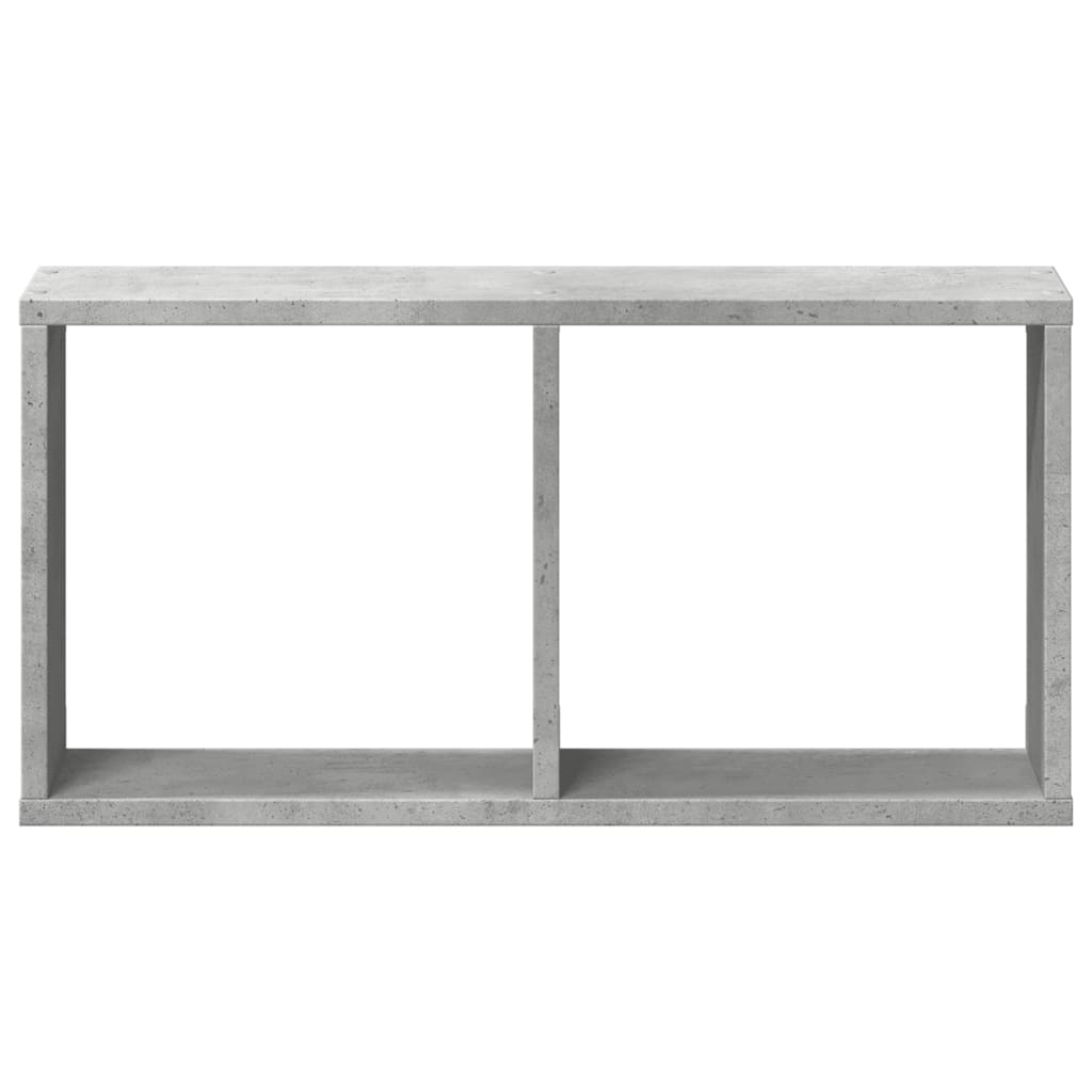 Wall Cabinet 60x16x30 cm Concrete Grey Engineered Wood