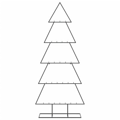 Metal Christmas Tree for Decoration Black 150 cm