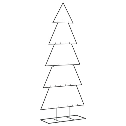 Metal Christmas Tree for Decoration Black 150 cm