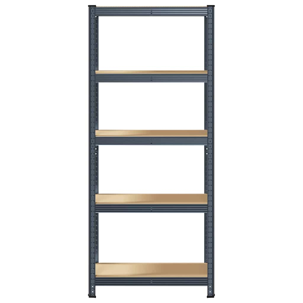 5-Layer Storage Shelf Anthracite Steel&Engineered Wood