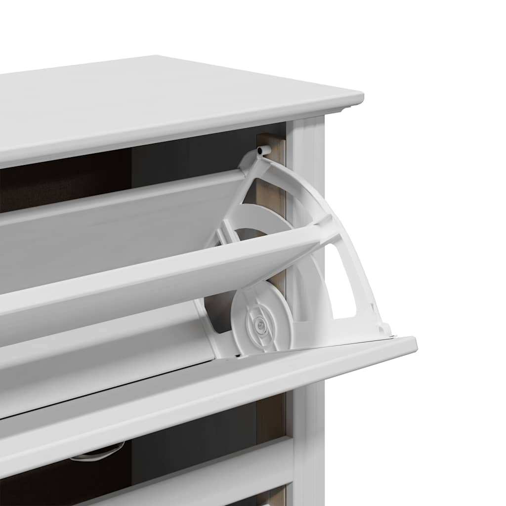 Shoe Rack BODO White 80x35x118 cm