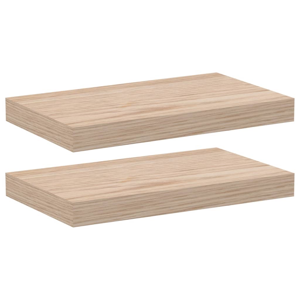 Floating Shelves 2 pcs 40x23.5x4 cm Engineered Wood