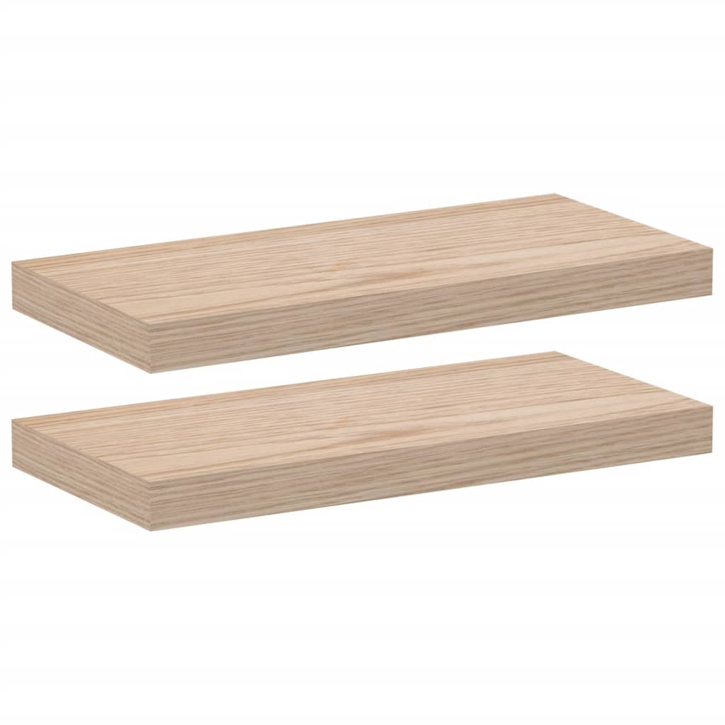 Floating Shelves 2 pcs 50x23.5x4 cm Engineered Wood