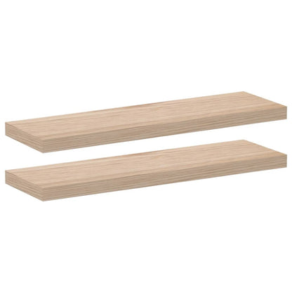 Floating Shelves 2 pcs 80x23.5x4 cm Engineered Wood