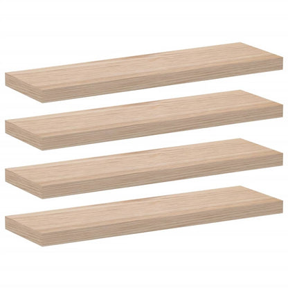 Floating Shelves 4 pcs 80x23.5x4 cm Engineered Wood